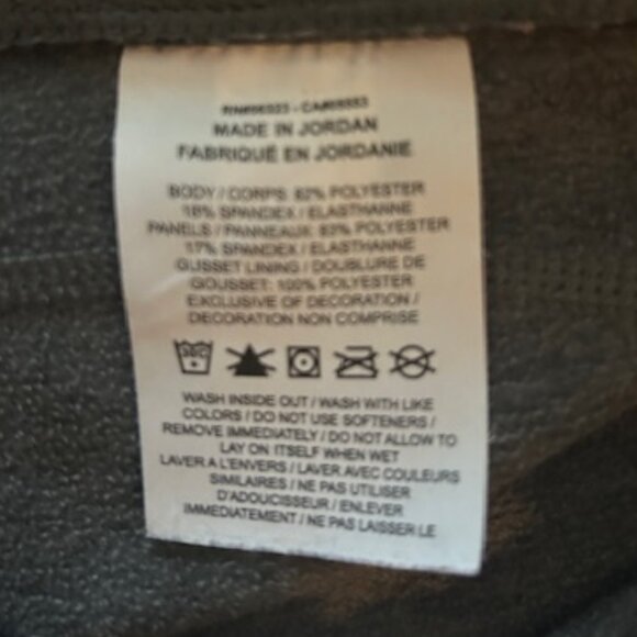 Gently Used Nike DRI FIT Fast pocket running Womens Tights heather/black XL - Picture 11 of 14